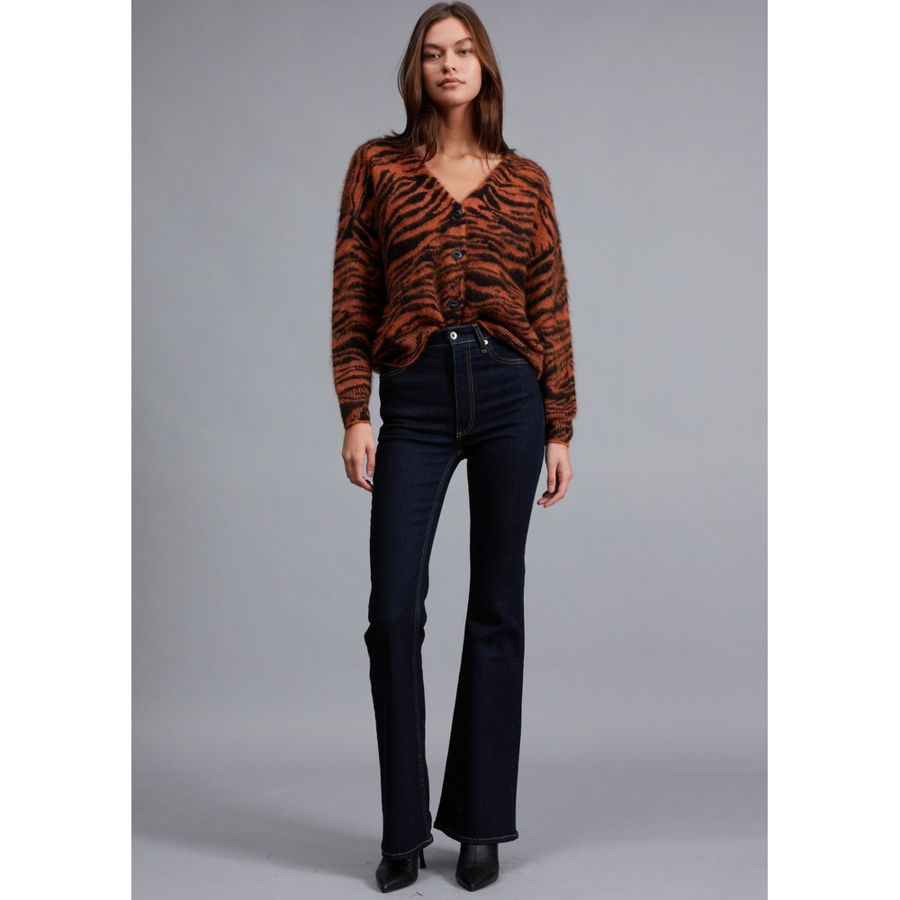 RAG \u0026 BONE Sarah Tiger Cardigan - Orange