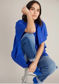 MUNTHE Distant Silk Dress - Indigo