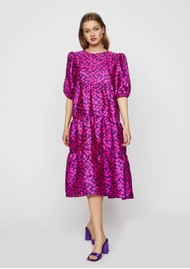 CRAS Lili Dress - Heartbeats Purple
