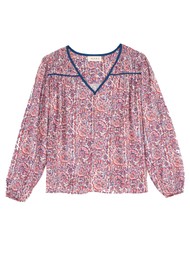 M.A.B.E Maya Long Sleeved Top - Multi