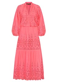 STARDUST Pre Order Leo Maxi Dress - Neon Pink