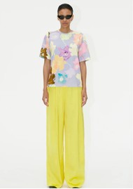 STINE GOYA leonie t-shirt - filigran blue 