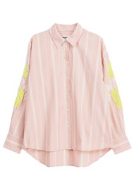ESSENTIEL ANTWERP Dorothy Embellished Cotton Shirt - Fine Wine