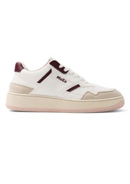 MOEA Gen1 Trainers - Grapes White & Wine Suede