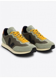 VEJA Riobranco Ripstop Trainers - Kaki & Black