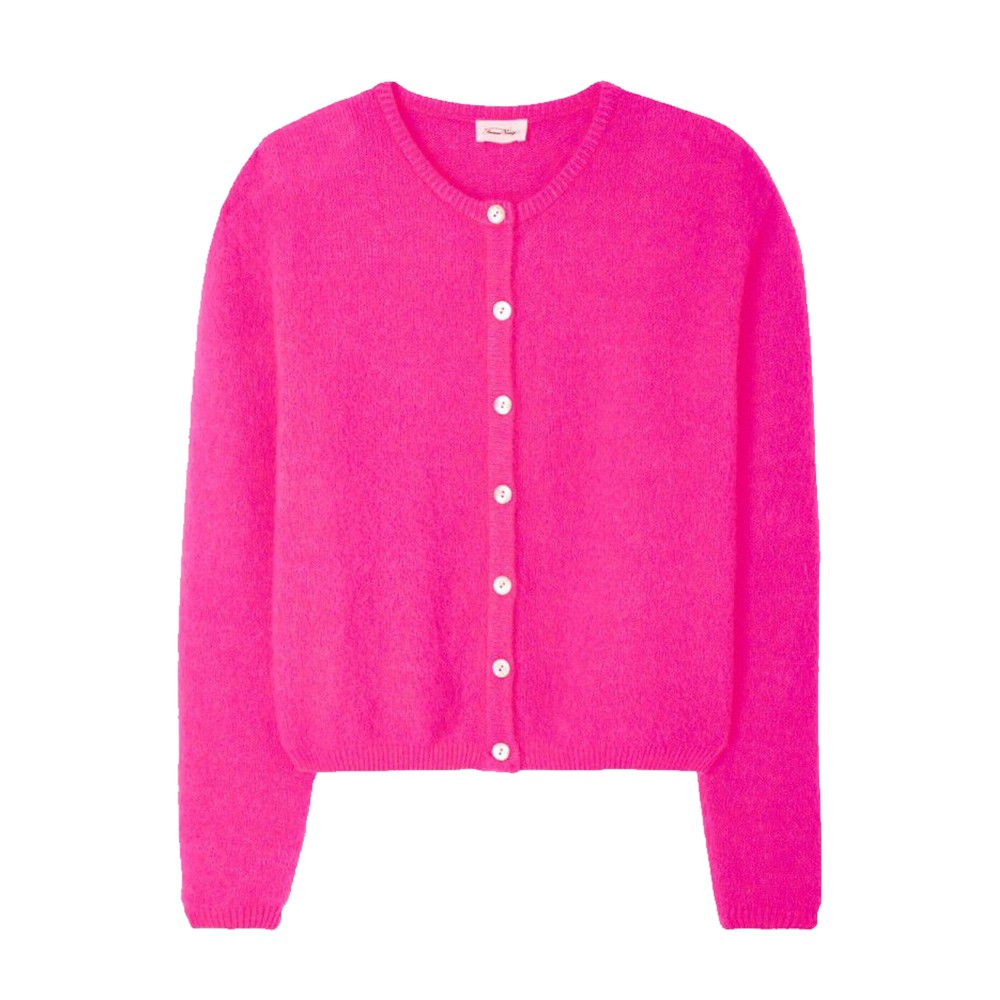 vito 19e cardigan - rose fluo melange