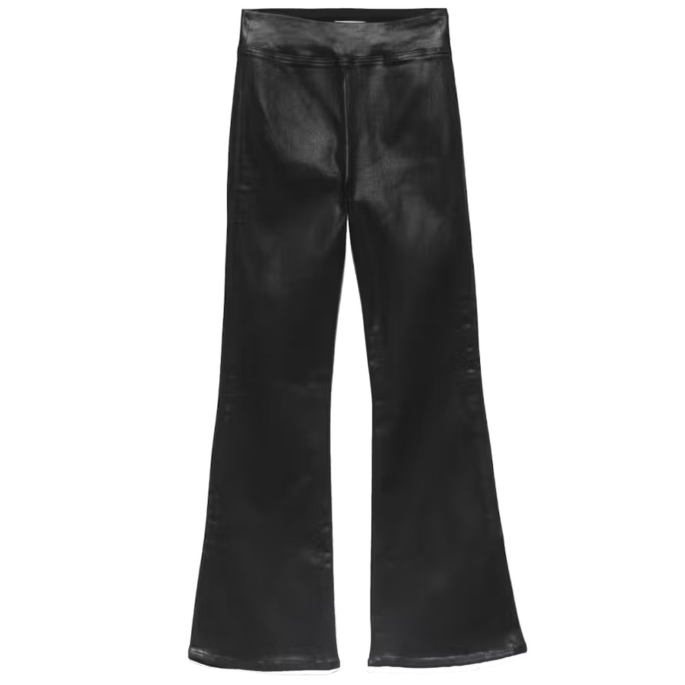 Frame Denim The Jetset Crop Mini Boot Pant - Noir Coated