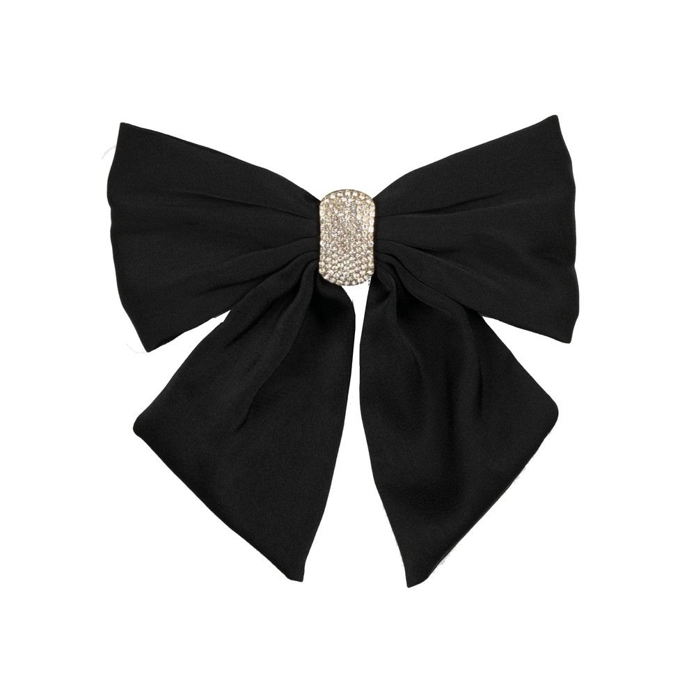 Sui Ava Women's Black Moon Dust Bow Clip