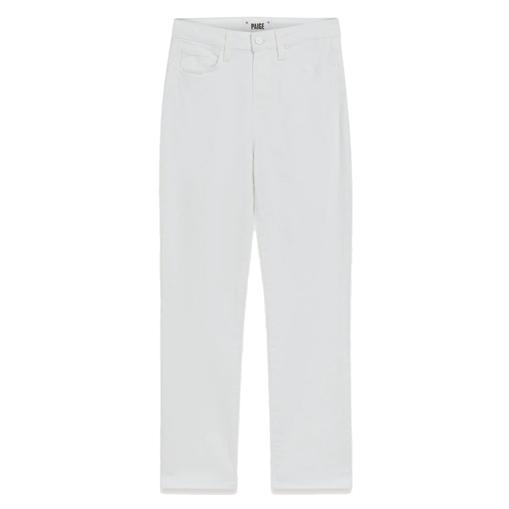Paige Denim Women's White Cindy High Rise Crop Jeans - Crisp