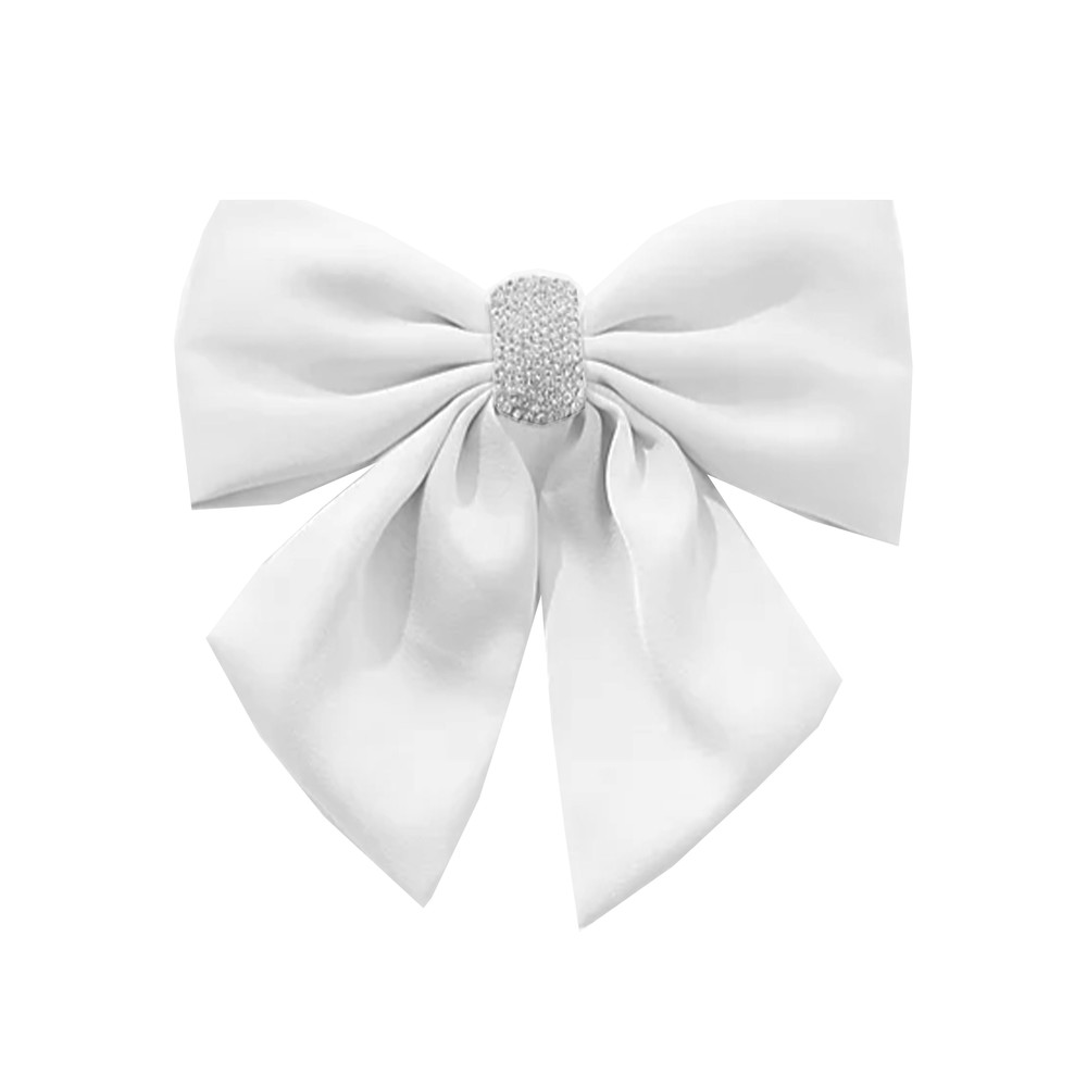 Sui Ava Women's White Bright Hair Bow