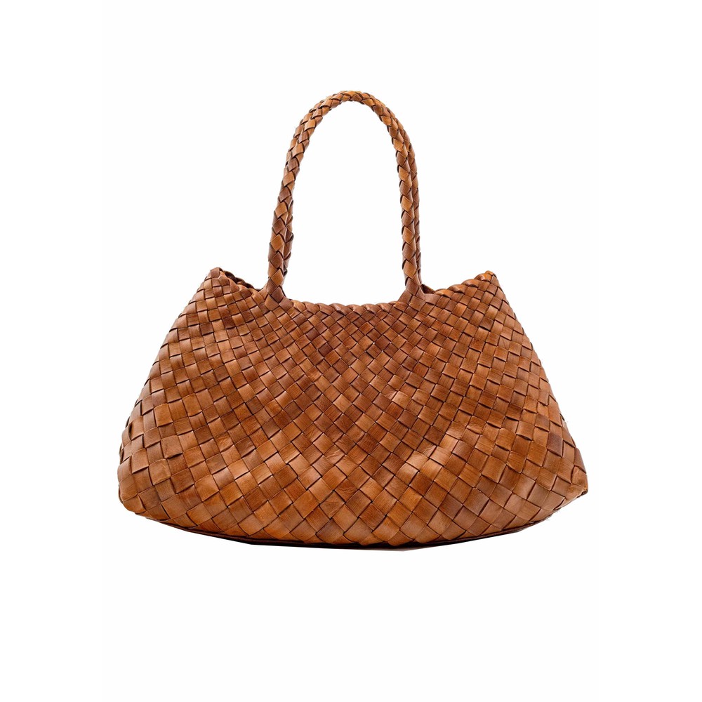 Dragon Diffusion Women's Santa Croce Big Woven Bag - Tan