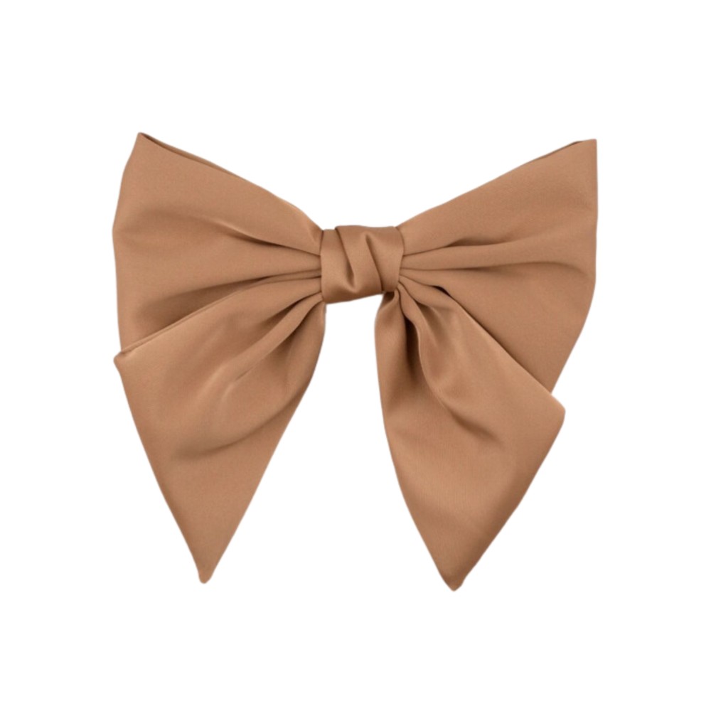 Sui Ava Women's Smooth Hair Bow - Taupe