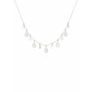 Teardrop Charm Necklace 15-17