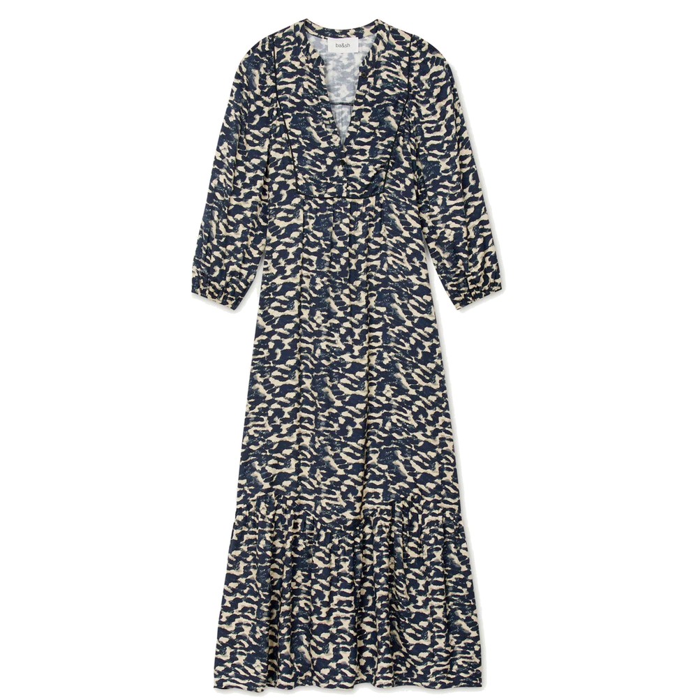 Ba&Sh Women's Agatha Midaxi Dress - Encre