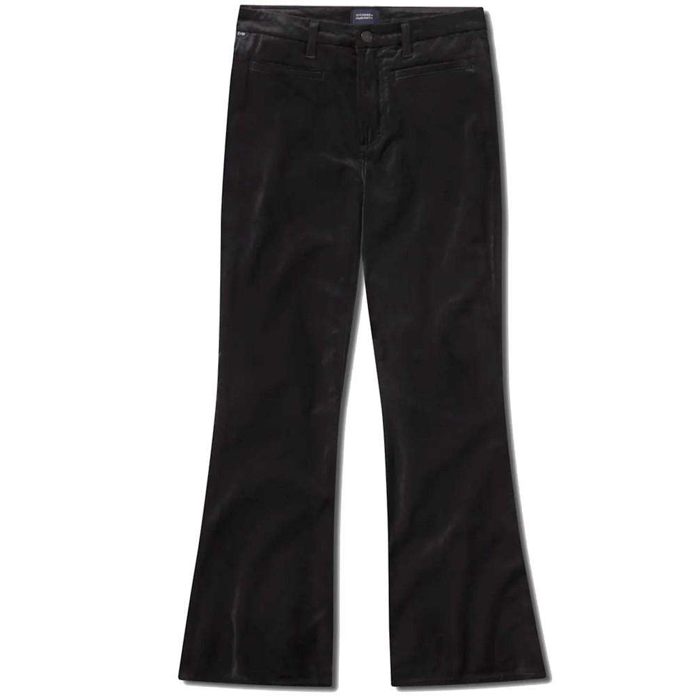 CITIZENS OF HUMANITY Lilah Flare Velvet Jeans - Black