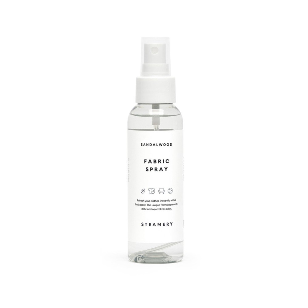 Steamery Women's White/Amber Fabric Spray 100Ml - Sandalwood
