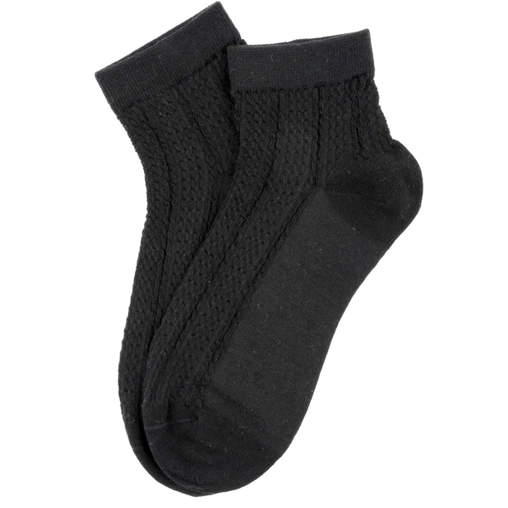 Sui Ava Women's Black Sofie Ankle Socks