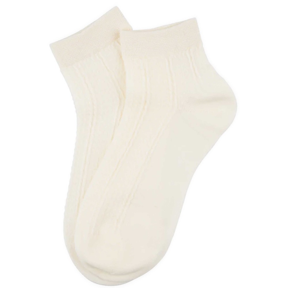 Sui Ava Women's Cream Sofie Ankle Socks