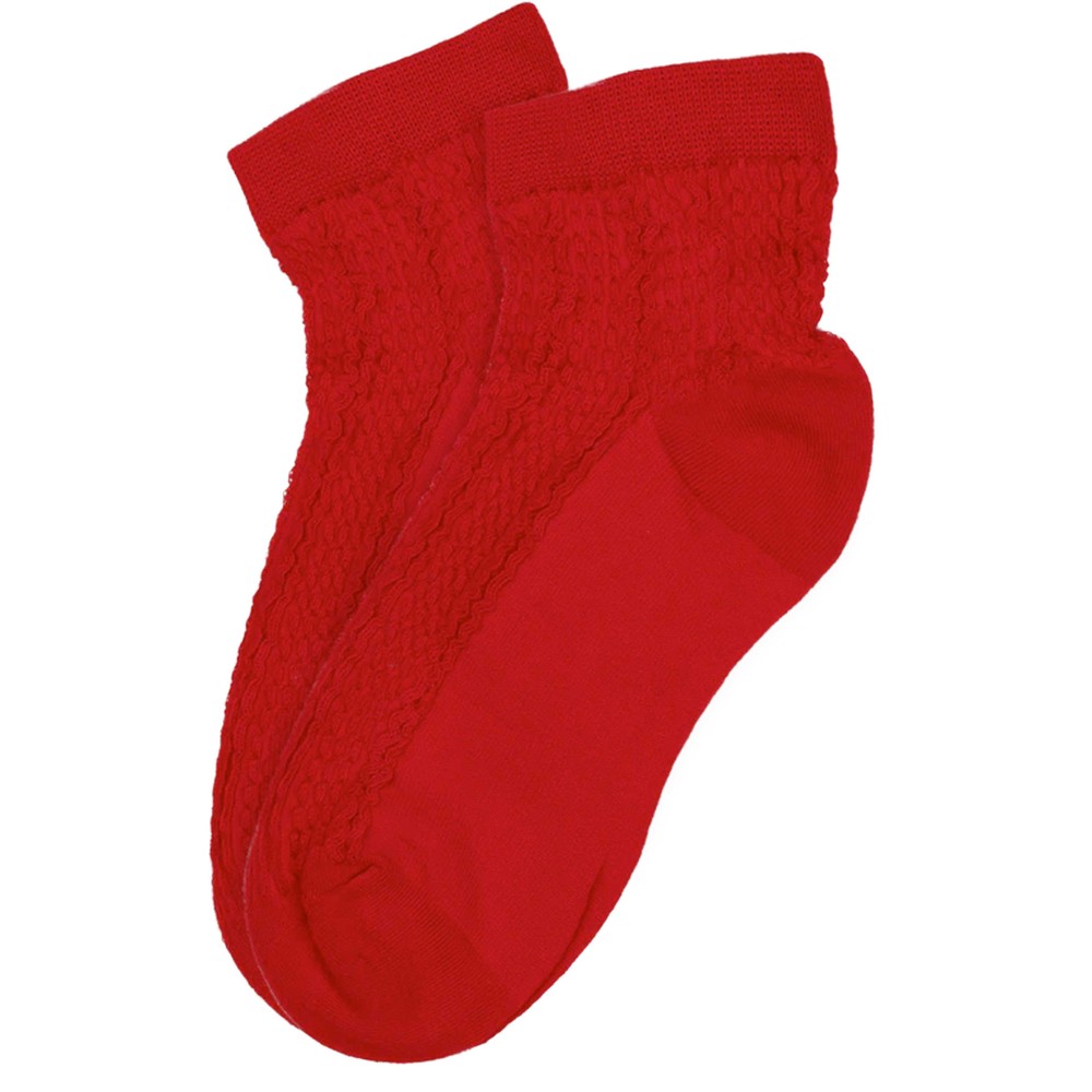 Sui Ava Women's Red Sofie Ankle Socks