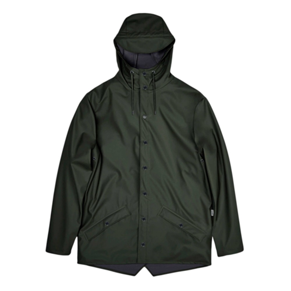Rains Women's Green Waterproof Jacket W3 Large