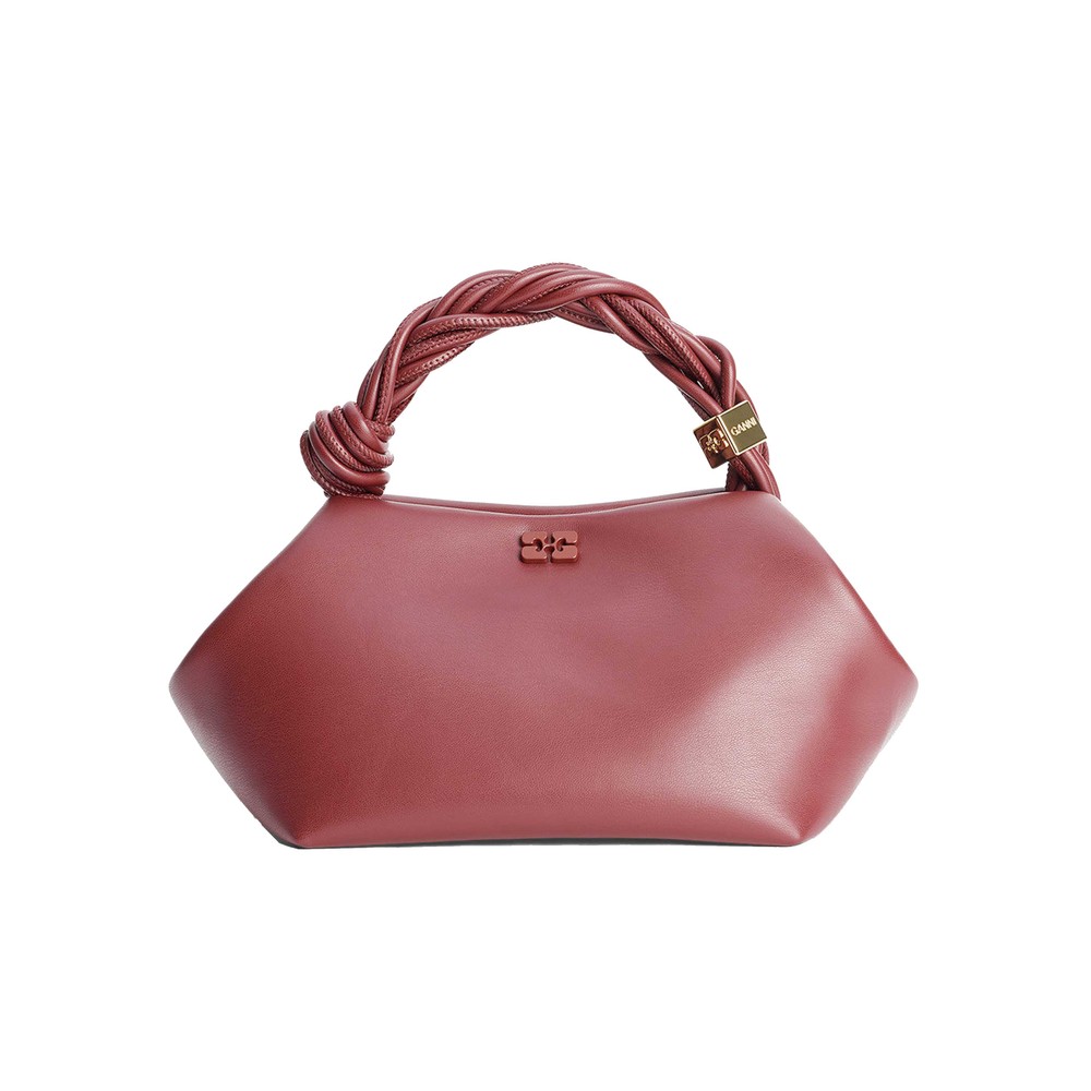Ganni Women's Burgundy Bou Bag Small