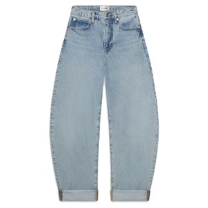 The Bubble High Rise Barrel Leg Jeans - Outlaw