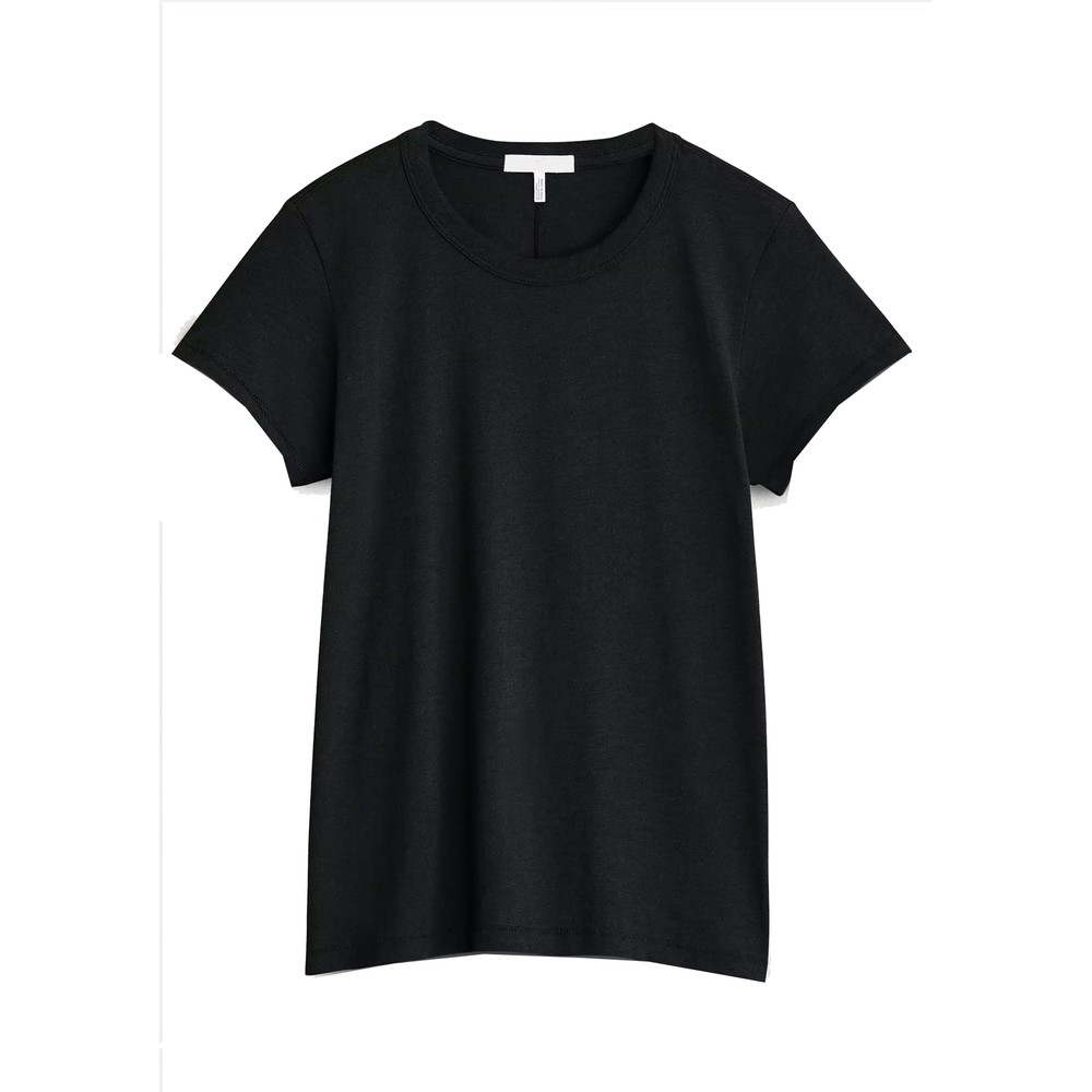 RAG & BONE The Slub Pima Cotton Tee - Black