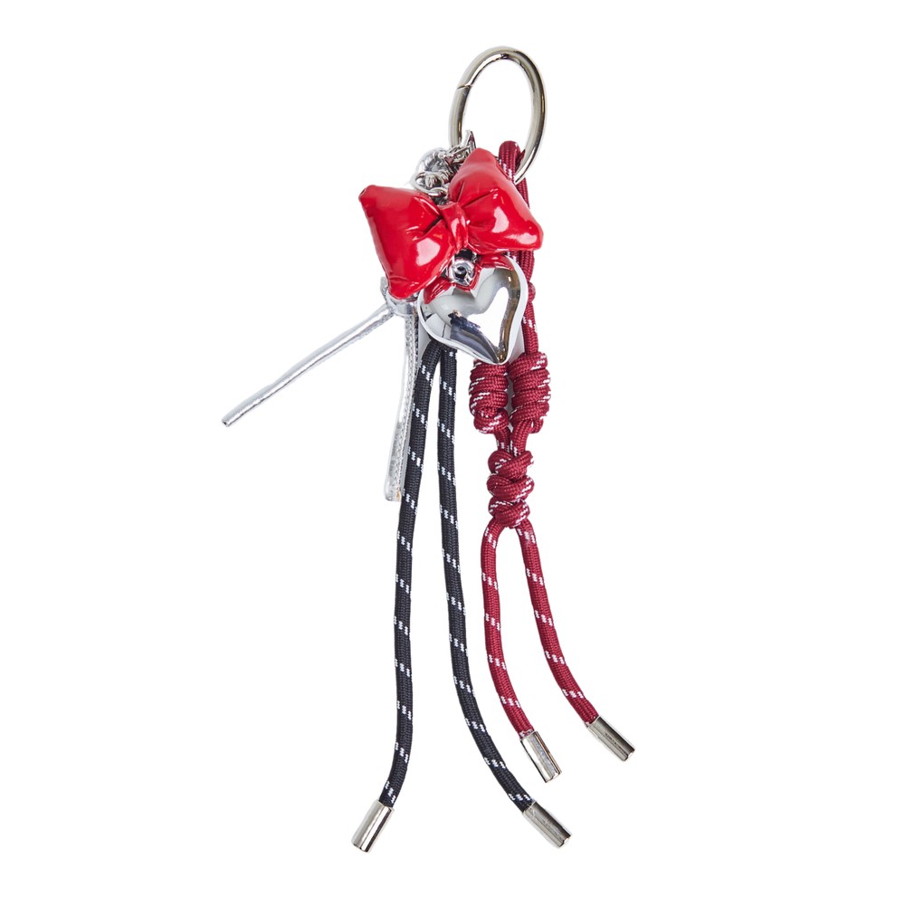 Sui Ava Women's Red Patent Bow Bag Charm