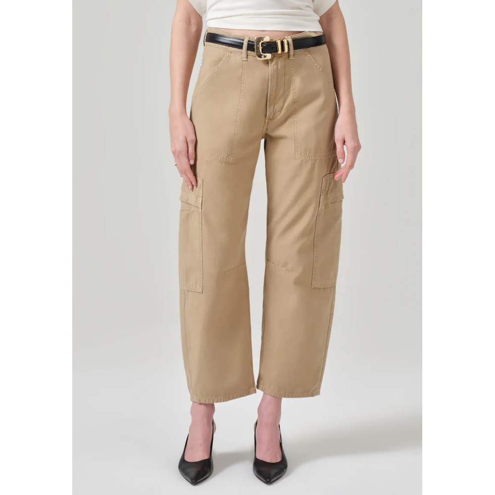 CITIZENS OF HUMANITY Marcelle Sateen Cargo Jean - Heirloom
