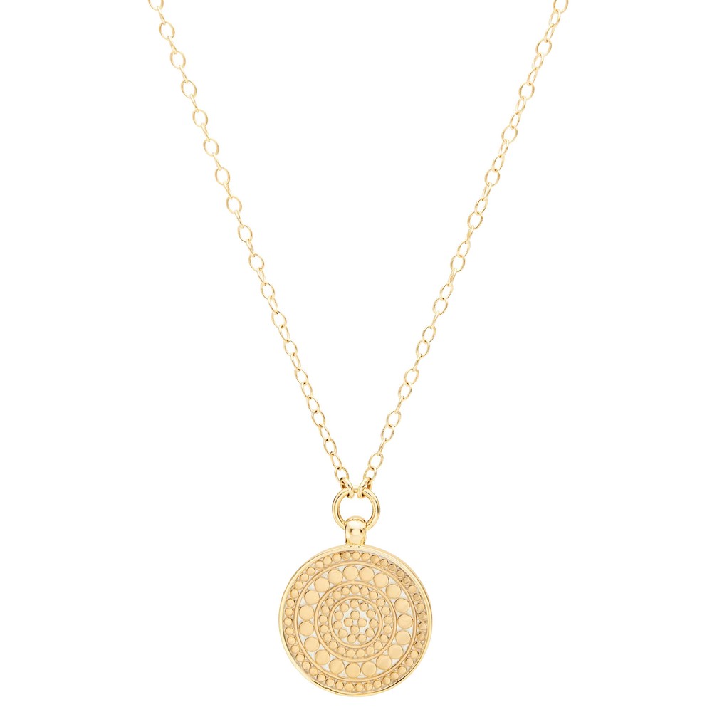 Anna Beck Women's Gold Medium Disc Alignment Necklace