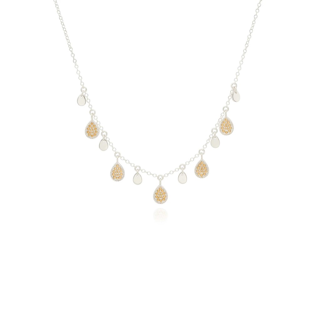 Anna Beck Women's Gold/Silver Teardrop Charm Harmony Necklace