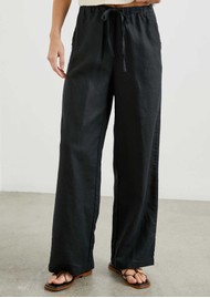 Rails Emmie Linen Trousers - Black