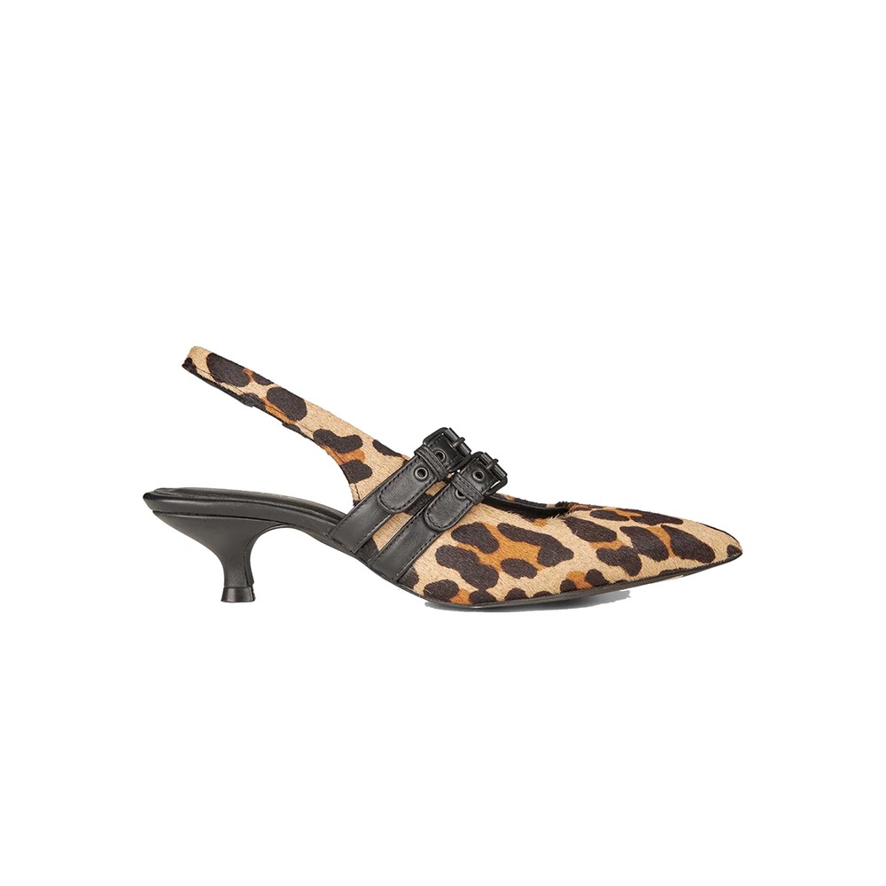 Munthe Women's Plust Kitten Heel Shoes - Camel