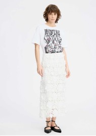 MUNTHE Prize Organic Cotton T-Shirt - White