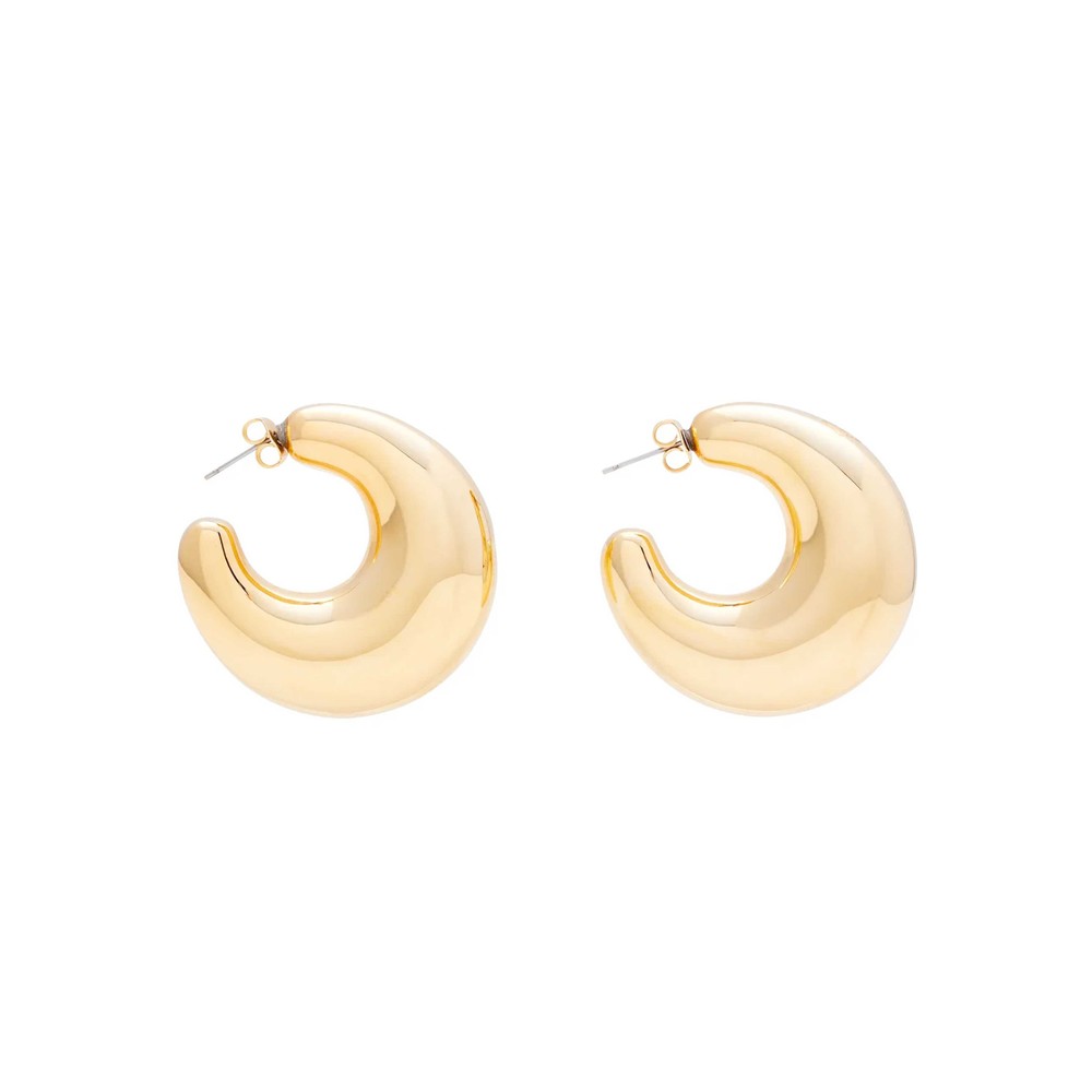 Vanessa Baroni Women's Gold Vanessa Baroni Super Moon Earrings