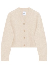 Day Birger et Mikkelsen Rana Wool Blend Cardigan - Humus Melange