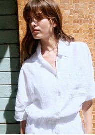 American Vintage Ivybo Linen Shirt - White