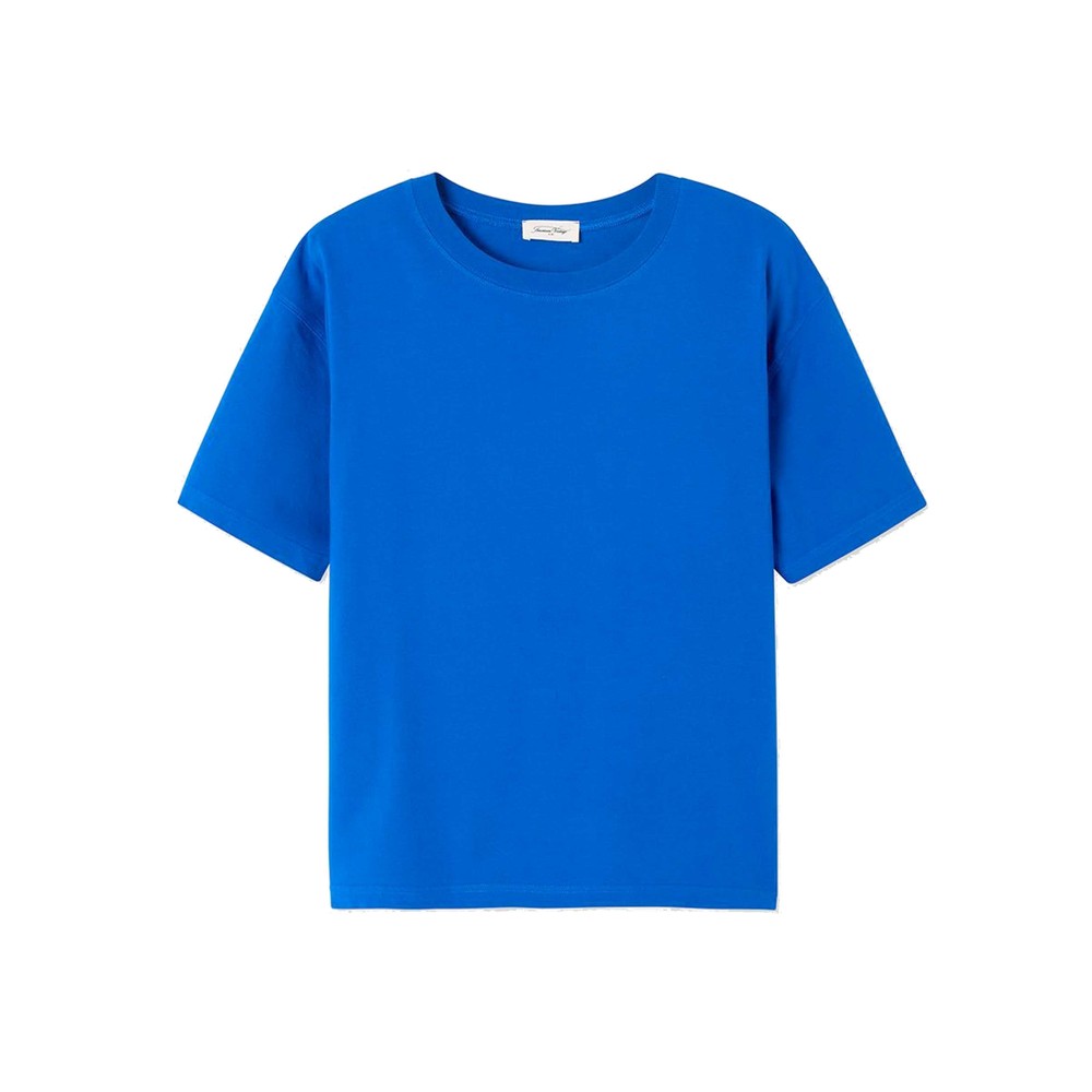 American Vintage Women's Blue Fizvalley T-Shirt - Royal