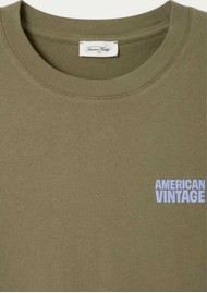 American Vintage Ykobow Cotton T-Shirt - Oregano