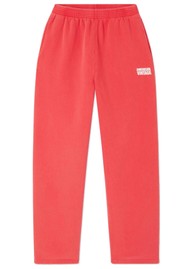 American Vintage Plizzy Cotton Straight Leg Joggers - Volcano