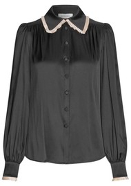 DEA KUDIBAL Umadea Silk Blouse - Black/Porcelain