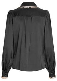 DEA KUDIBAL Umadea Silk Blouse - Black/Porcelain