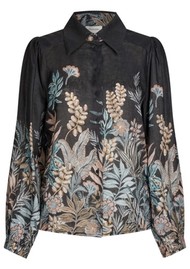 DEA KUDIBAL Siomadea Linen Blouse - Nori