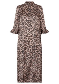 DEA KUDIBAL Roseannadea Silk Dress - Animal Print