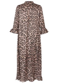 DEA KUDIBAL Roseannadea Silk Dress - Animal Print