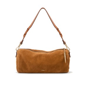 Beni Suede Shoulder Bag - Cognac