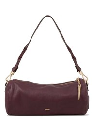 Ba&sh Beni Nappa Leather Shoulder Bag - Bordeaux