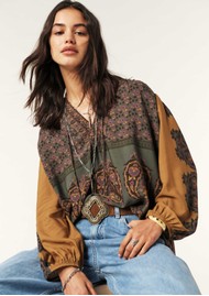 Ba&sh Baker Blouse - Chocolate