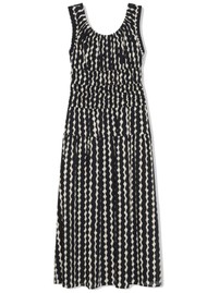 Rails Anastasia Cotton Shirred Dress - Painted Noir