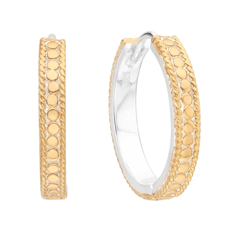 Anna Beck Women's Gold Unity Hinge Hoop Earrings